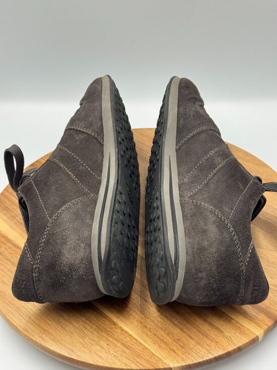 TOD\'S Men\'s Sport Sneakers Brown Calfskin Suede Lace Up Size 8.5/US 9.5 main image 7